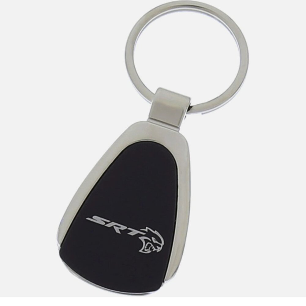 SRT Hellcat Emblem Black Key Chain Fob (Licensed Dodge Charger /Challenger)